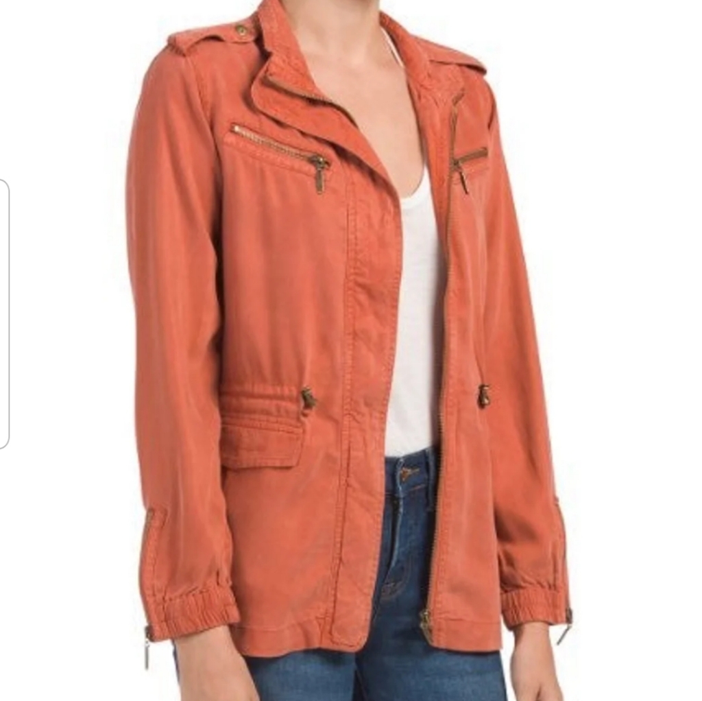 Max Jeans Tencel Utility Jacket